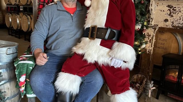 Santa Claus at Springfield Distillery