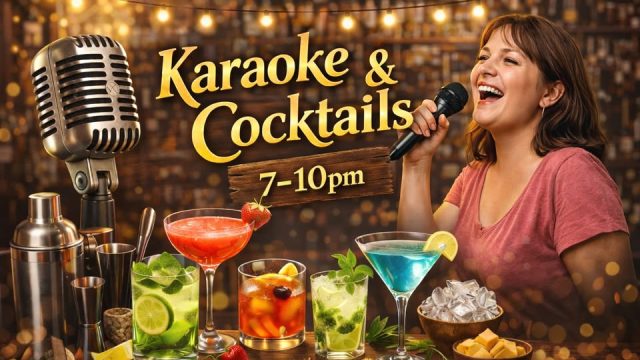 karaoke and cocktails