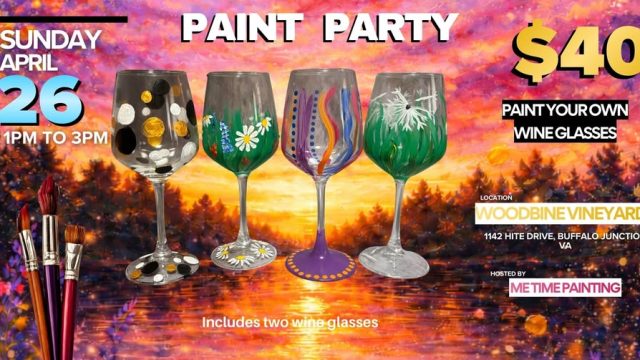 wine glass paint