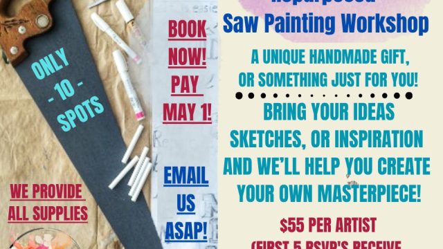 saw painting workshop