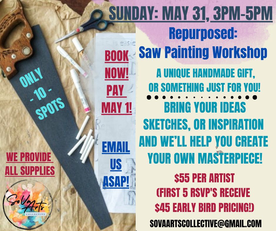 saw painting workshop