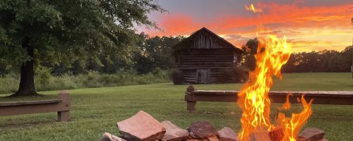 Campfire at Staunton River State Park