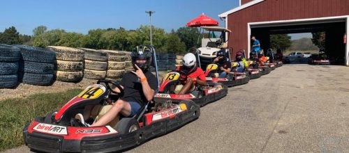 karting at VIR, summer